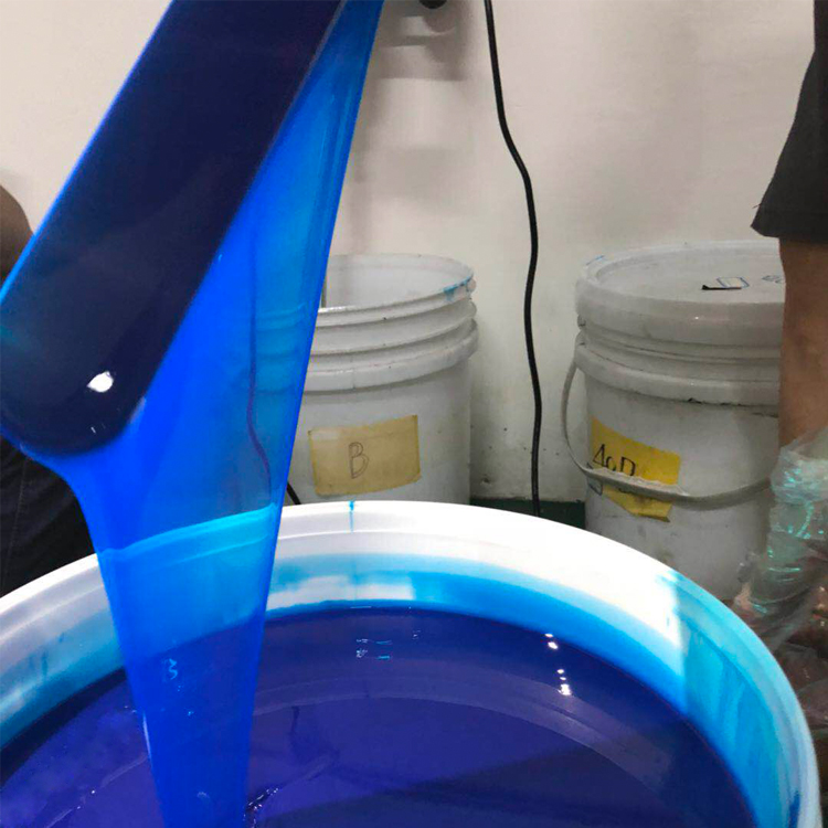 藍色液體硅膠膠